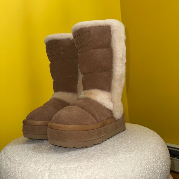 NEW UGG Women's Classic Chillapeak Tall Platform Boot Size 6 - Picture 3 of 16